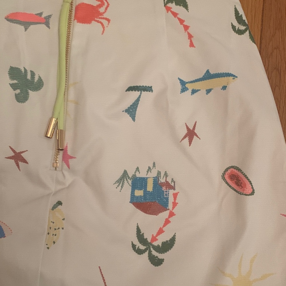 Amalie Colorful Tropical Print Mini Skirt - Picture 13 of 15